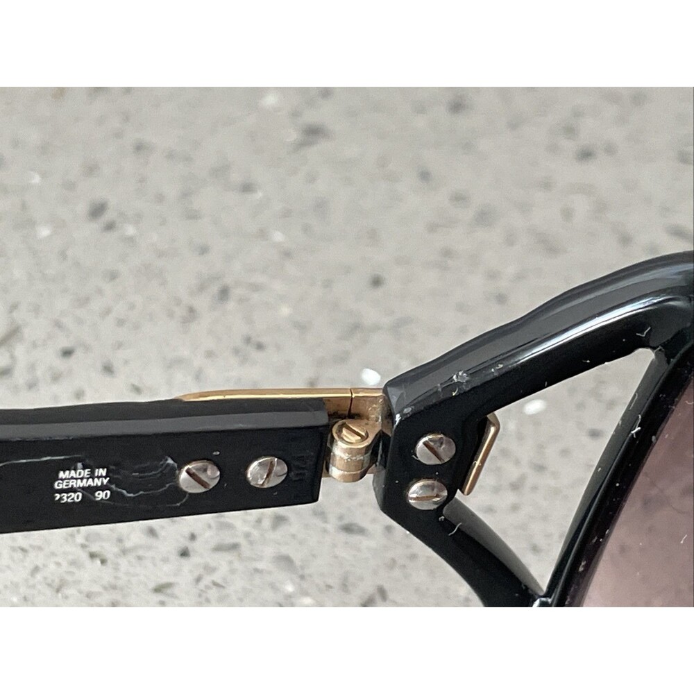 Christian Dior 2320-90 Eyeglasses Frames ONLY black oversized Made In Germany - Picture 8 of 16